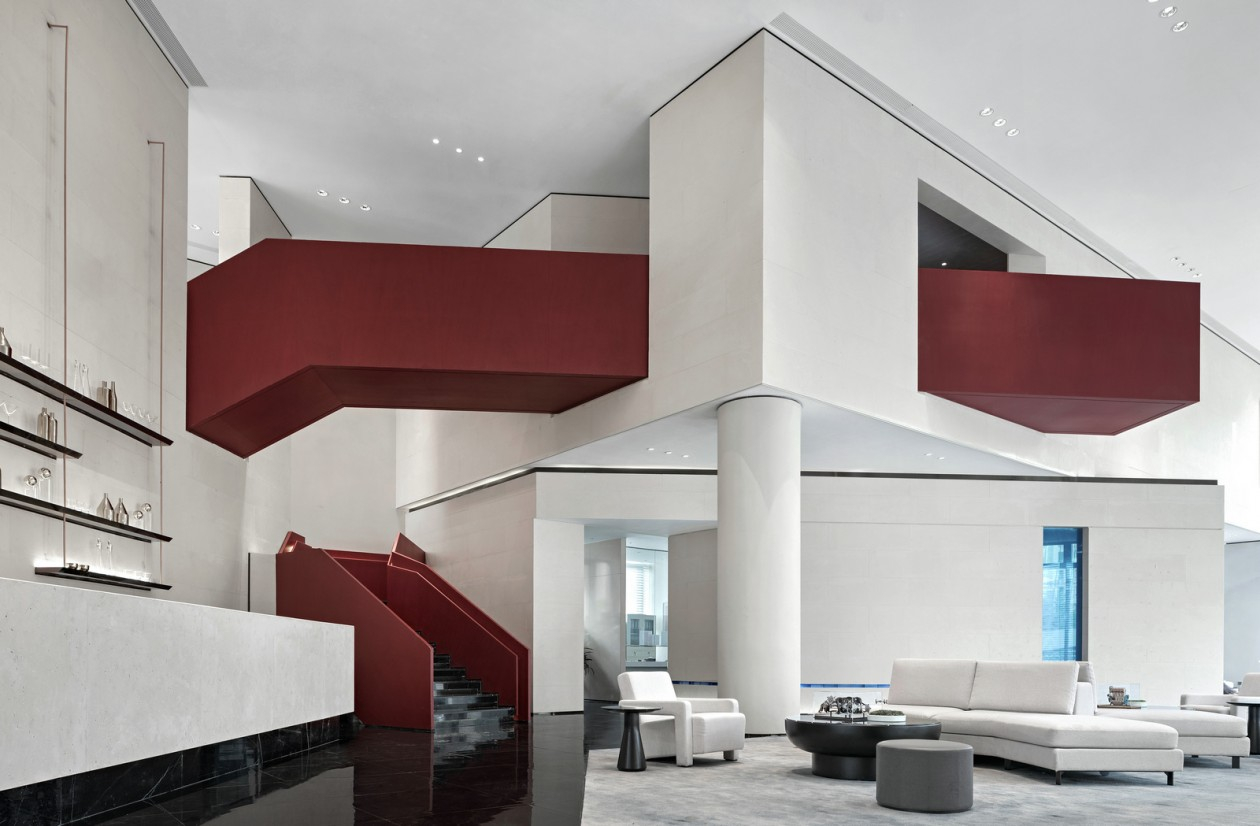 零次方空间设计 | 建筑空间的机械美学 | 徐州金辉· 信步兰庭营销中心-25