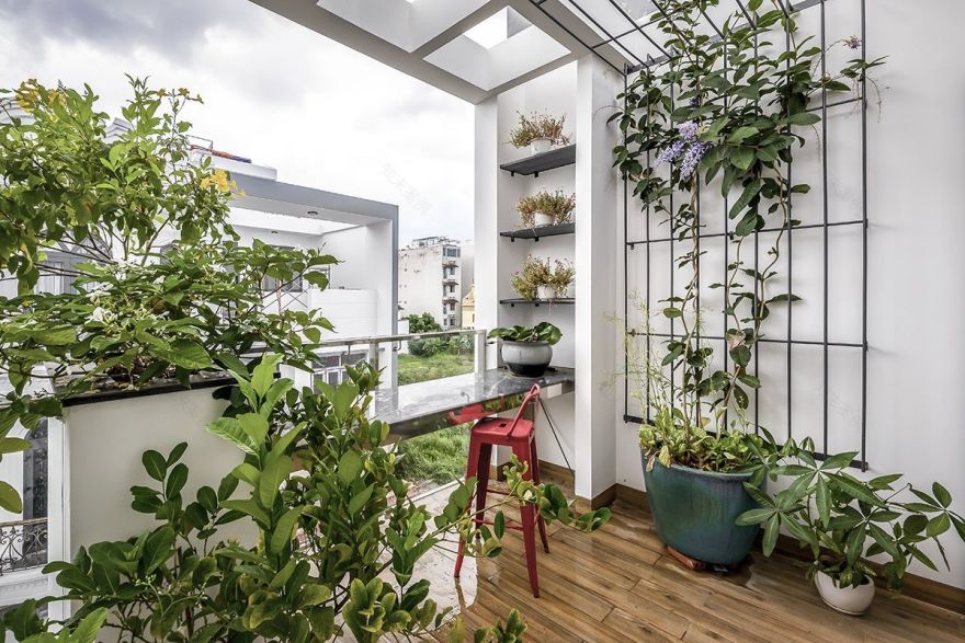 都市绿意家庭空间设计-29