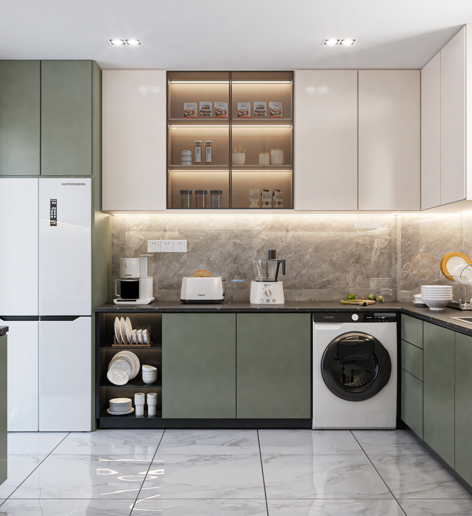 现代厨房设计-4