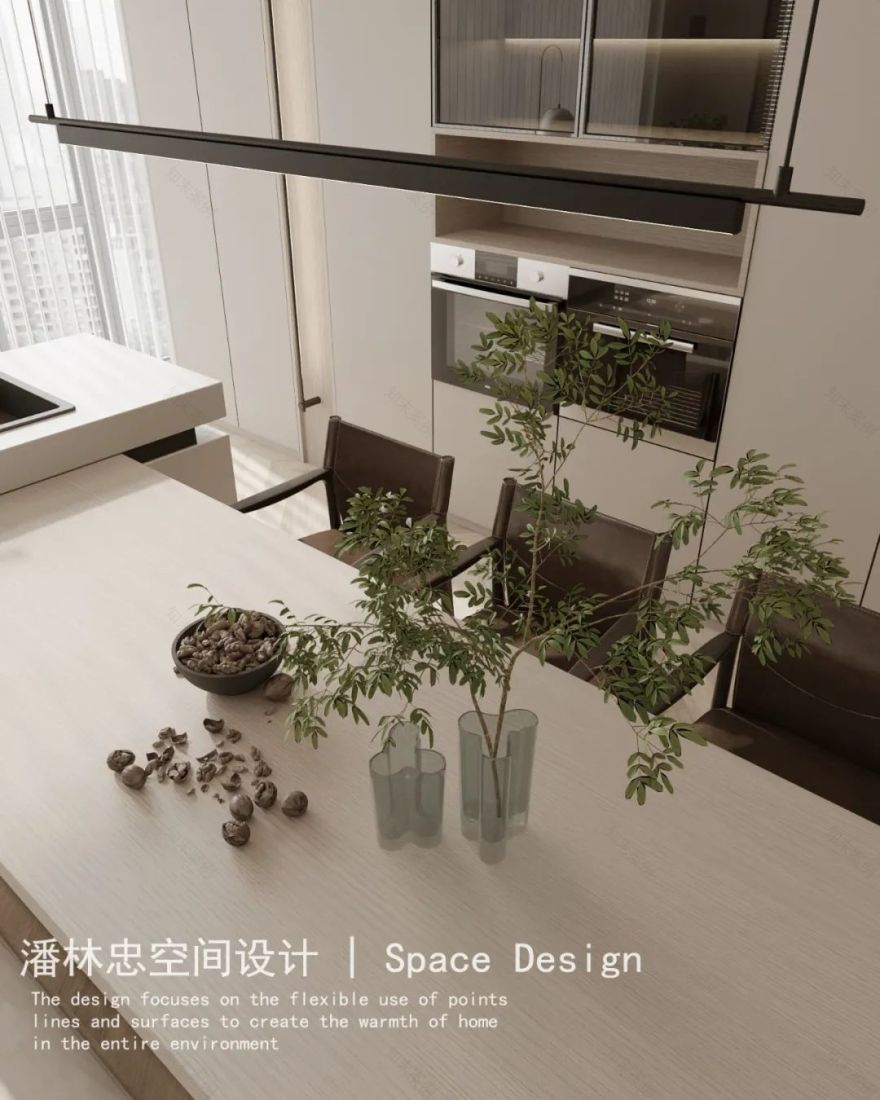 湖州现代简约住宅丨中国湖州丨潘林忠空间设计-7