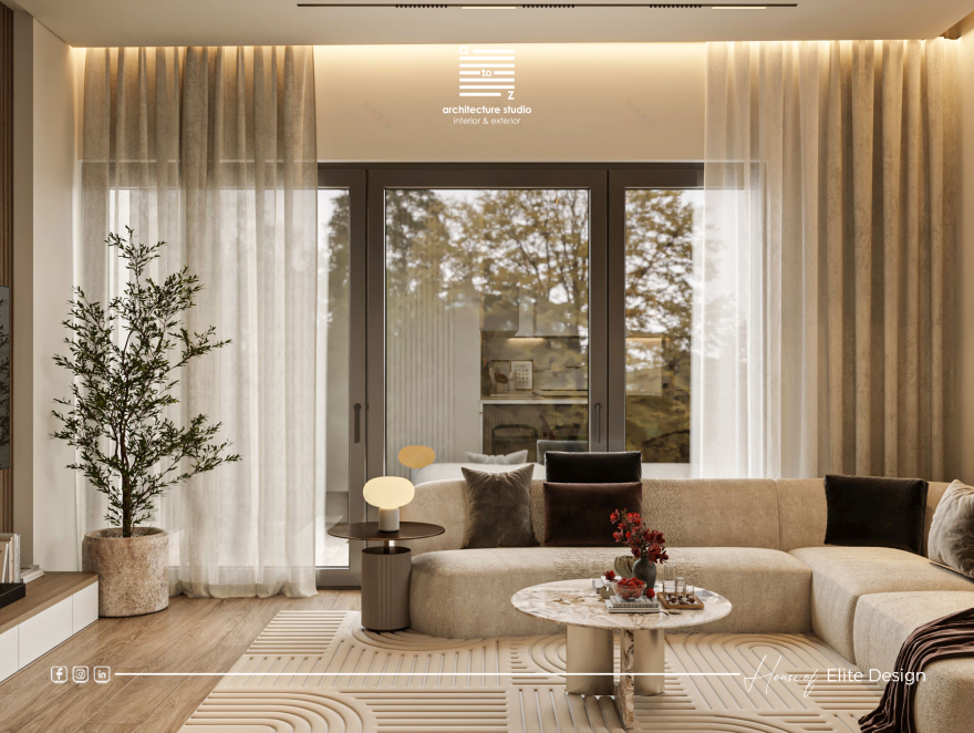 奢华生活 + 厨房
注:原内容 Lu·ury 推测是 Luxury 的拼写错误,这里按 Luxury 来翻译 丨埃及丨A2Z Architects™-9