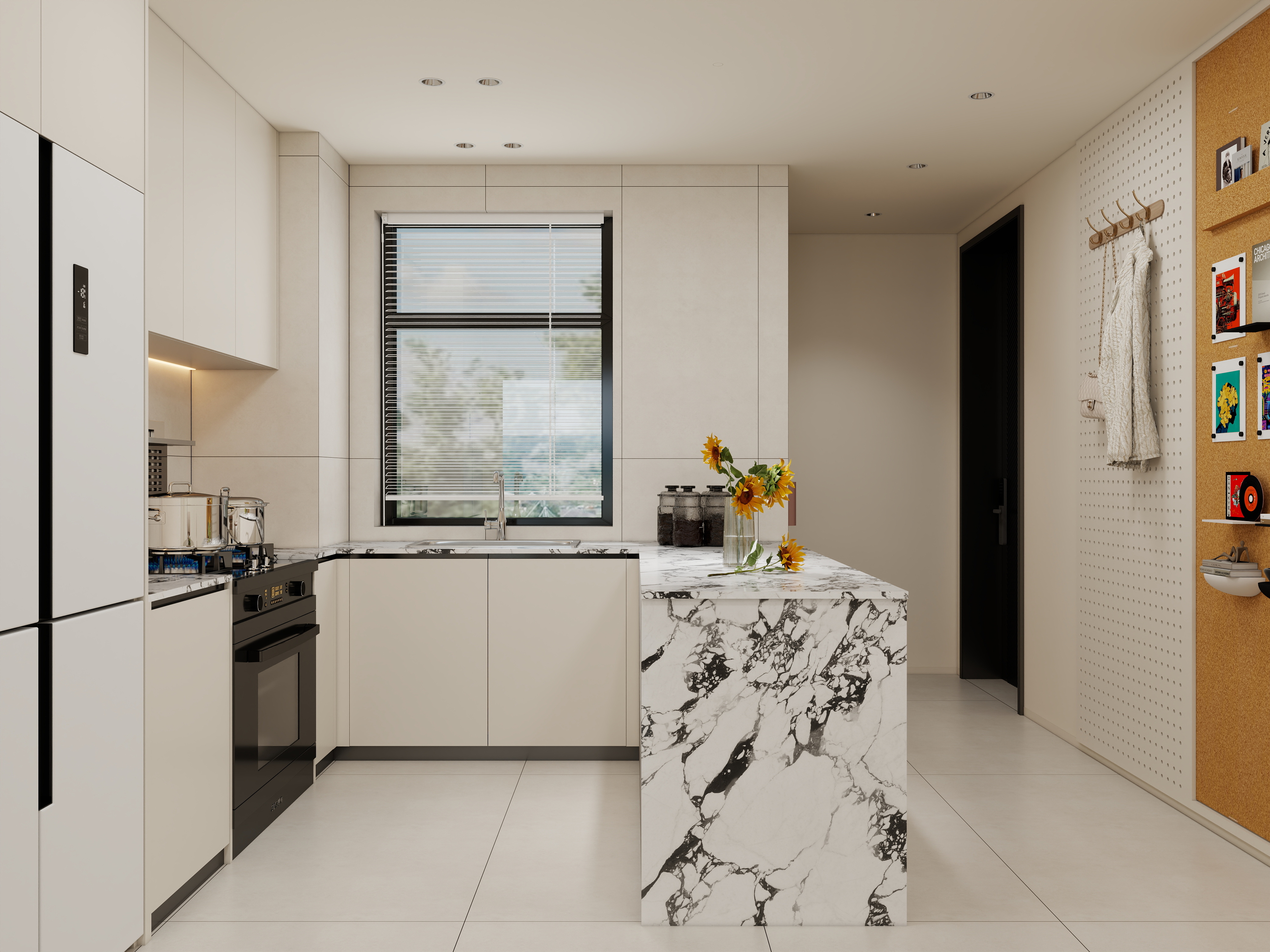 《天河·奶油絮语》治愈系家居全案设计丨中国广州丨广州市至雅设计装饰工程有限公司-68