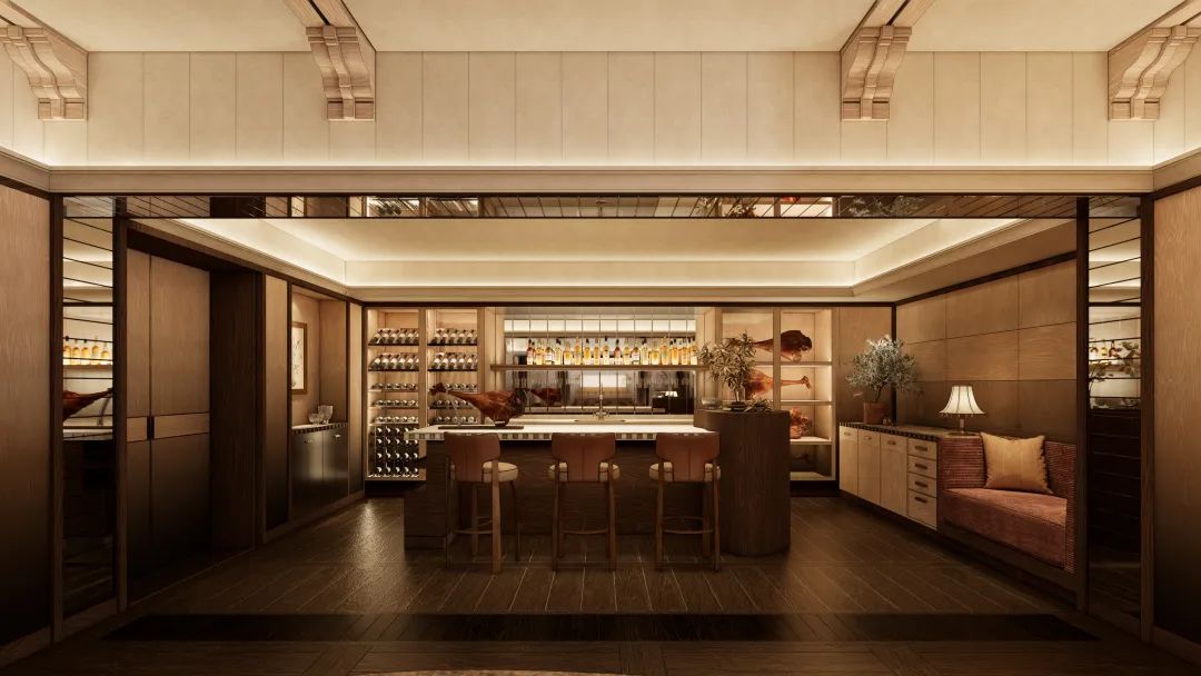 召禾设计邵程丨上海桐安里风貌别墅·复古侘寂风-19