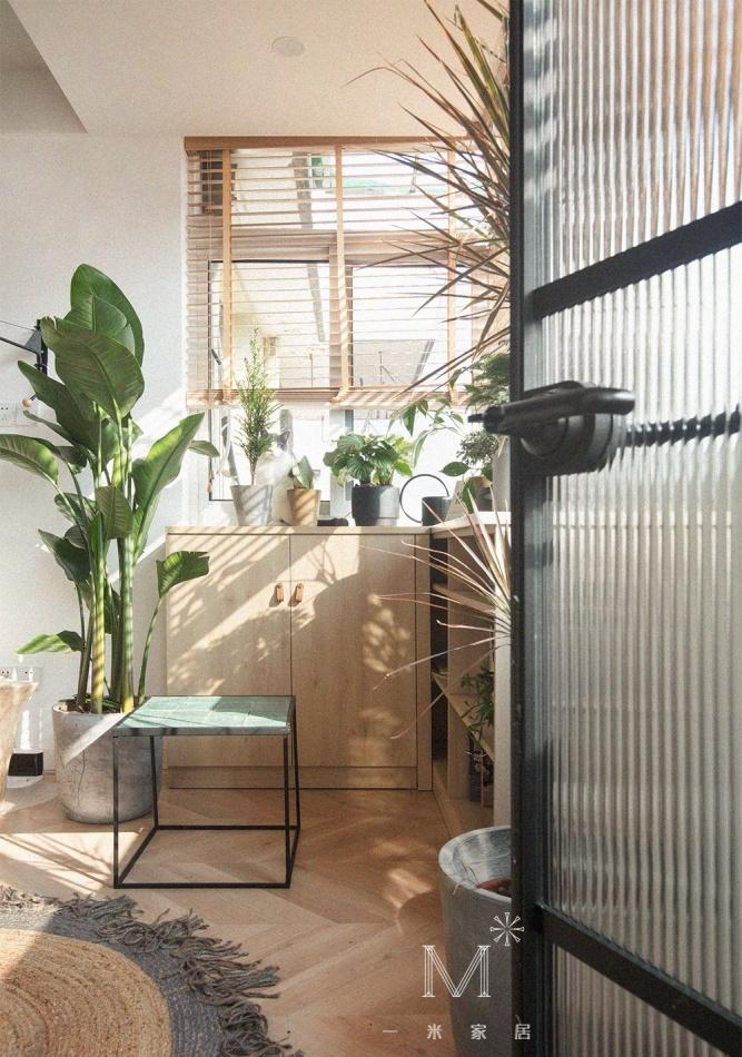 平层丨【一米家居】75㎡自然混搭-5