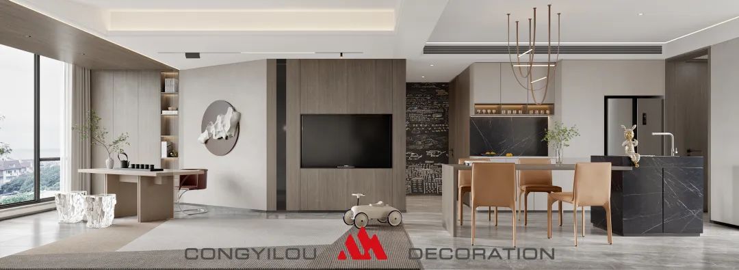 都市摩卡 · 现代轻奢 140㎡的完美蜕变丨中国南昌丨丛一楼·全案-12