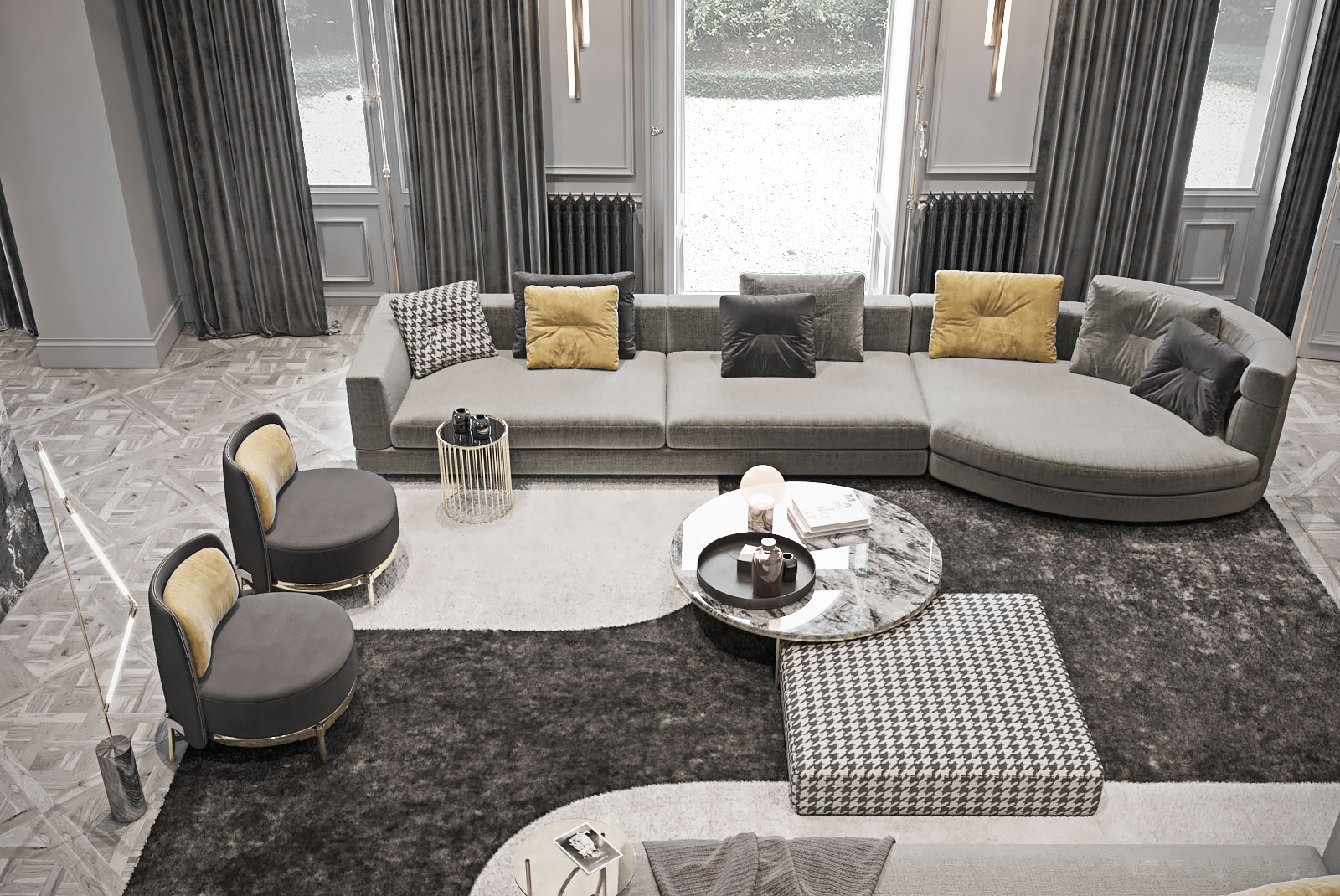 巴黎住宅设计丨法国巴黎-23