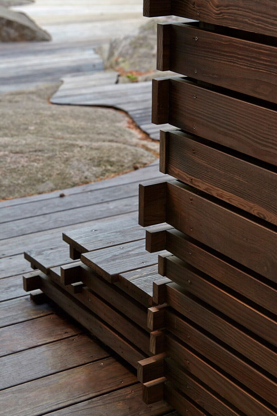 挪威小岛上的生态木质浴室-19