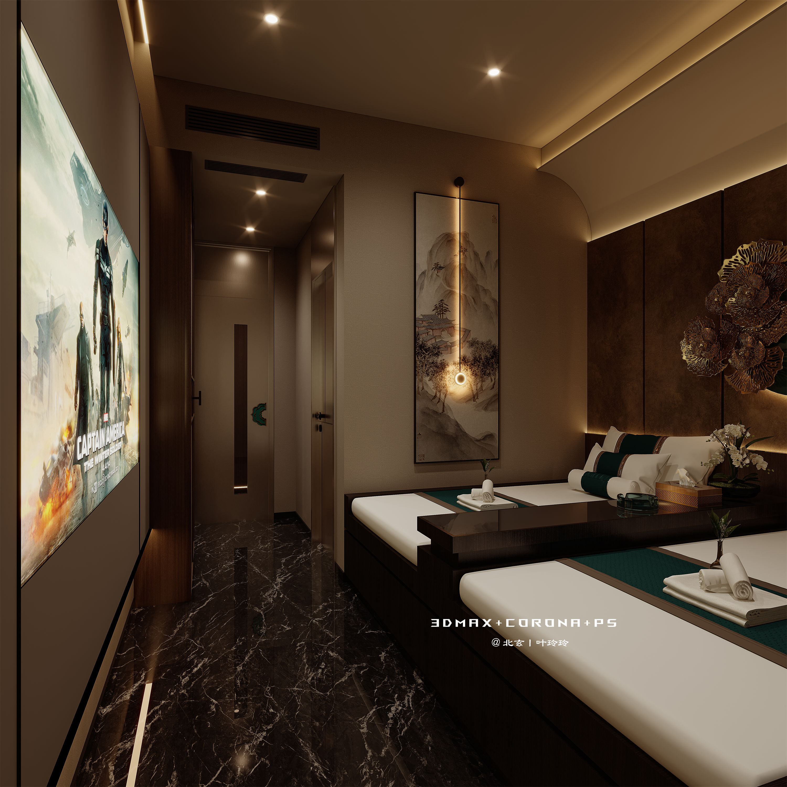 spa会所 足浴店演绎雅韵东方美学休闲空间-6