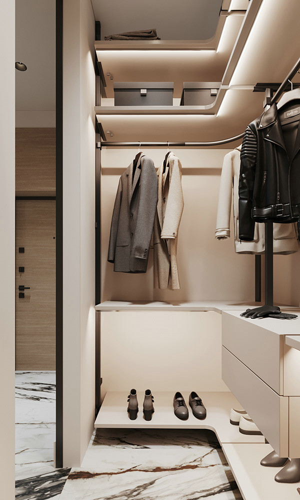 俄罗斯 130㎡住宅设计-7