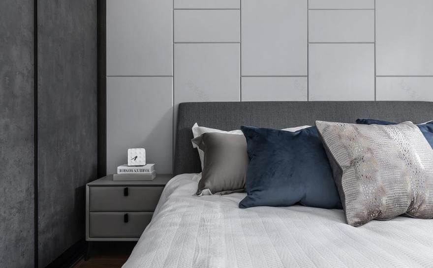 灰色调质感的惊艳生活丨朴森全案设计-24