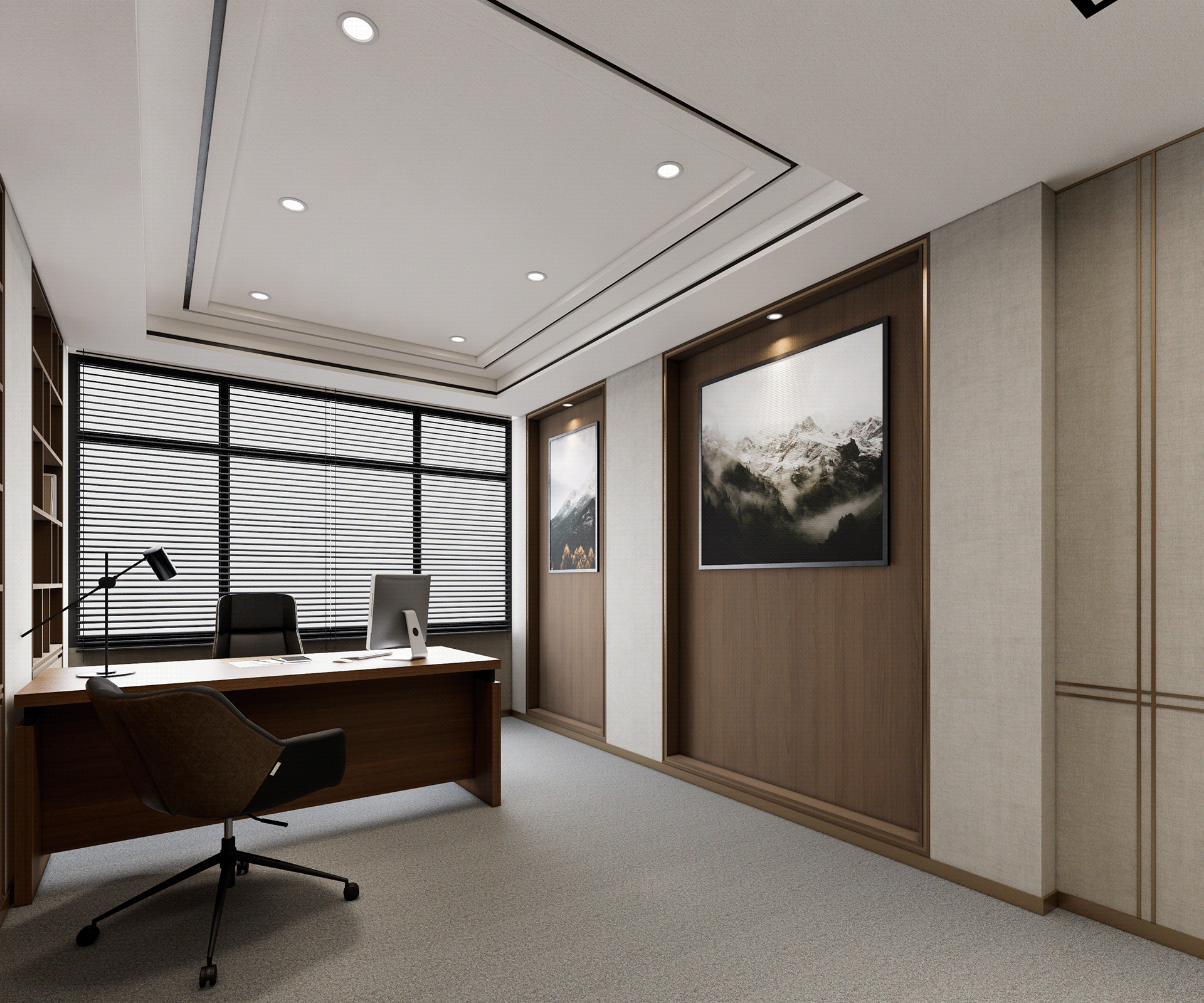 电蓝公司经理室丨越南胡志明市-6