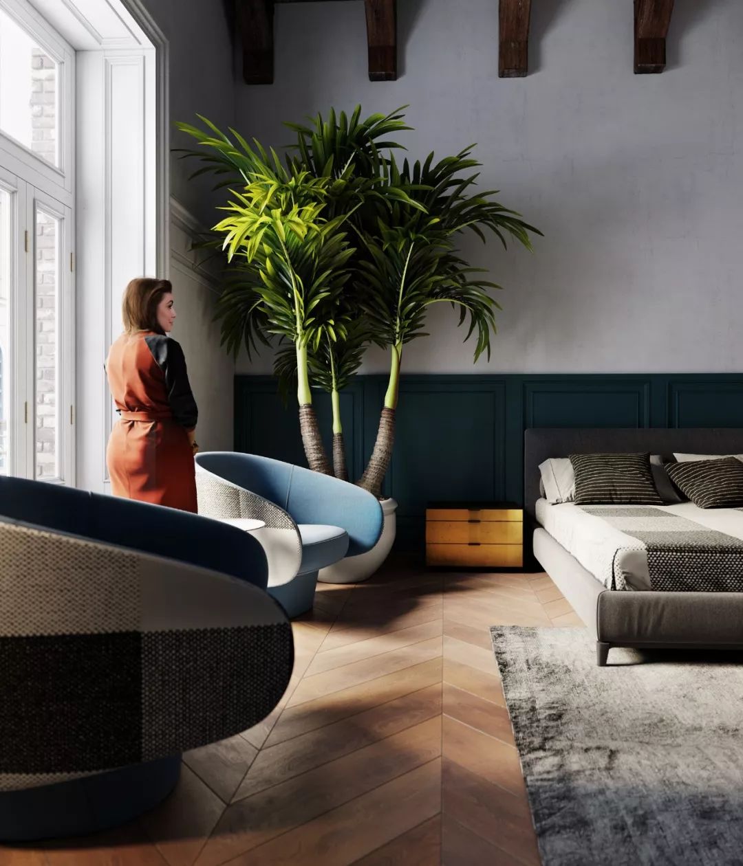 木梁 拱窗，老房子这样设计更有腔调！-31