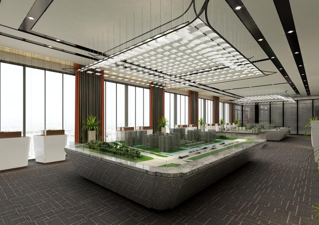 办公售楼大厅-7