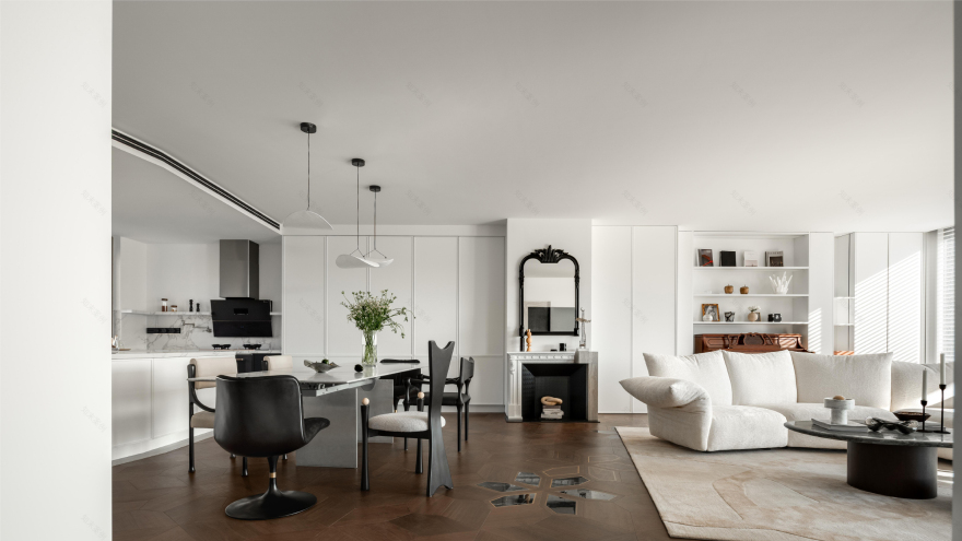 高知复古美宅丨中国北京丨未明确提及整体设计方,主创孙佳靓,主案曹庆等-0