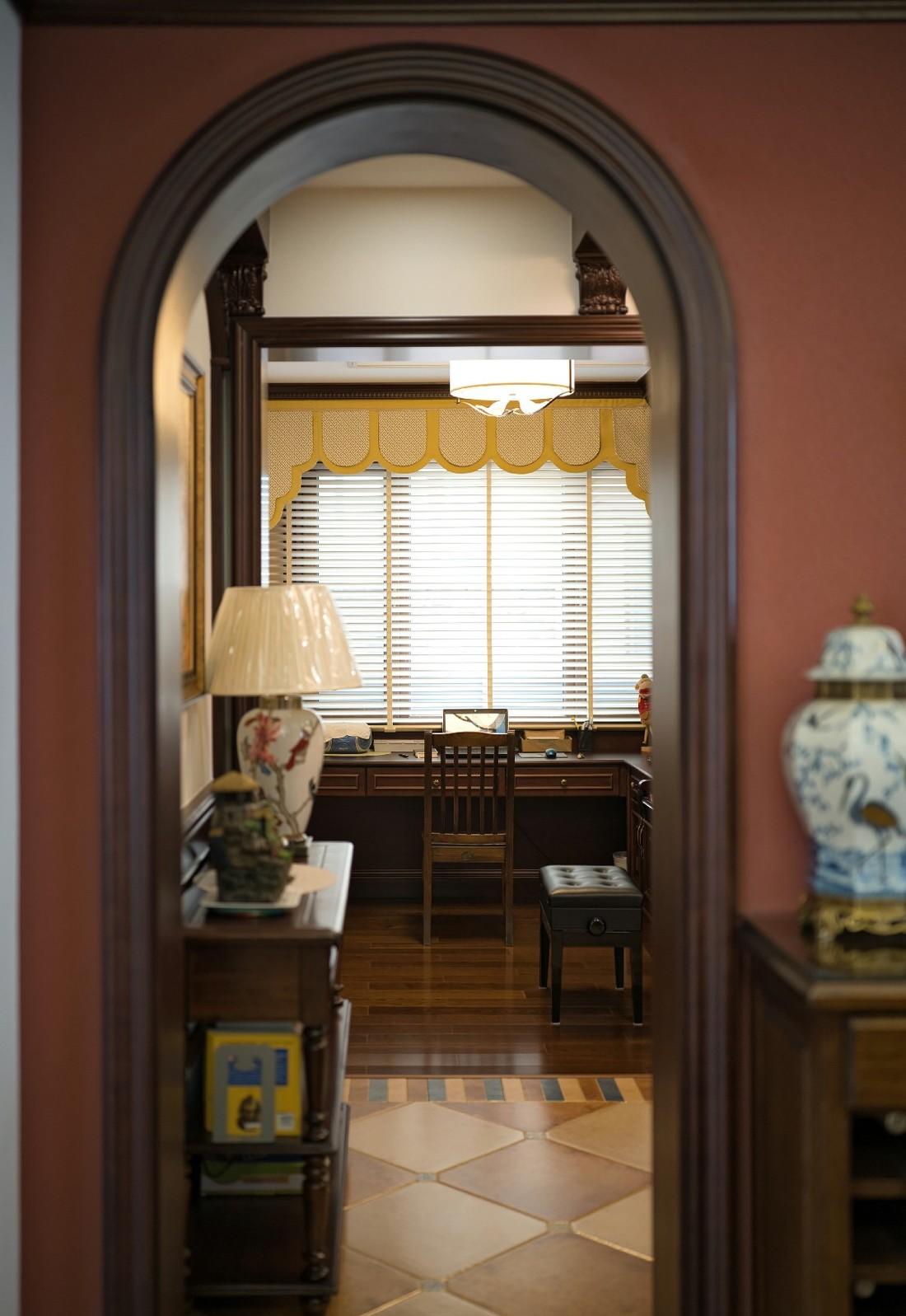 美式家居典范 | 原木浪漫,三客厅设计-12