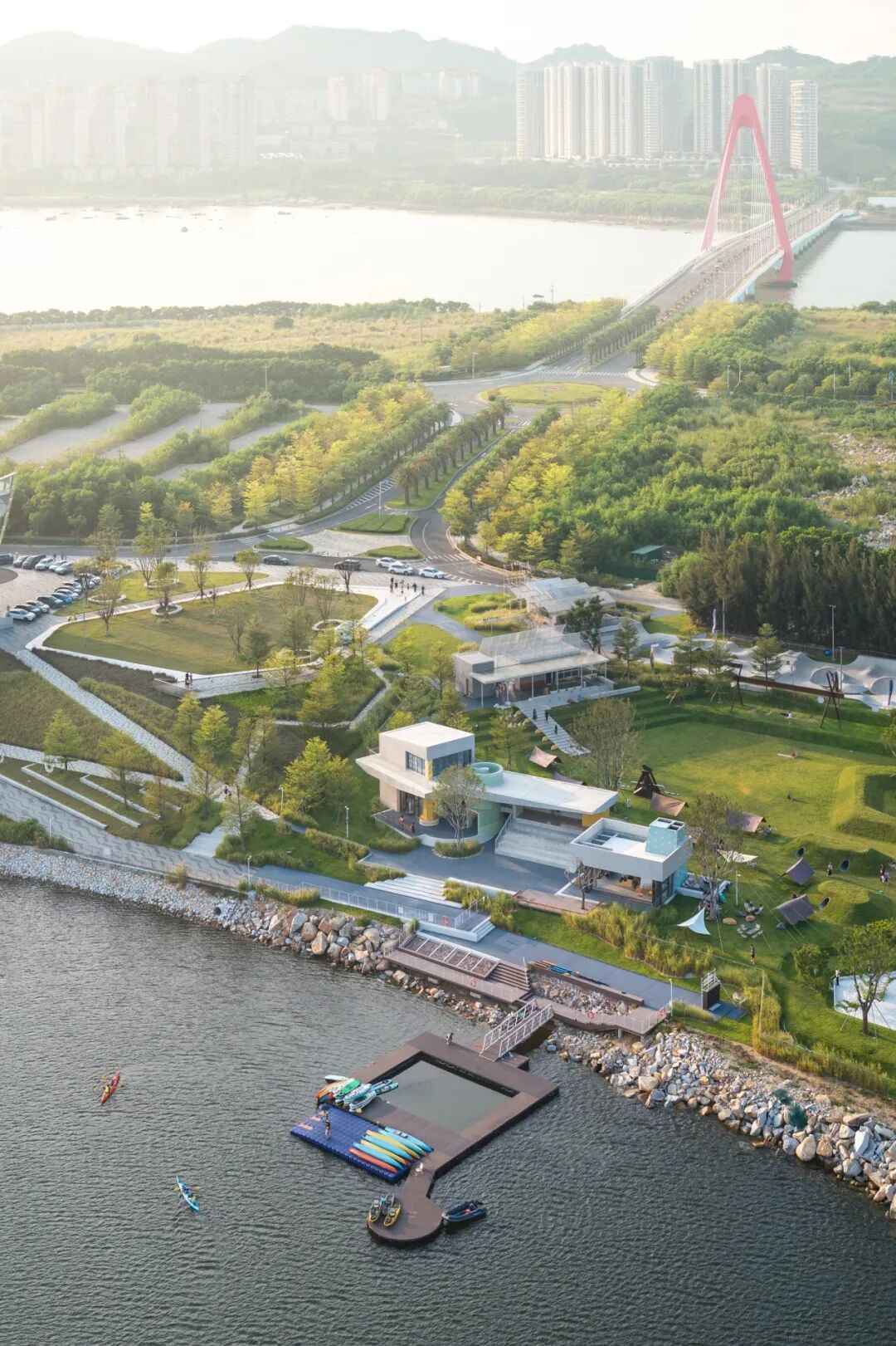 双鱼岛咏气演化所实验性水上运动配套建筑设计丨中国漳州丨Studio 10-5