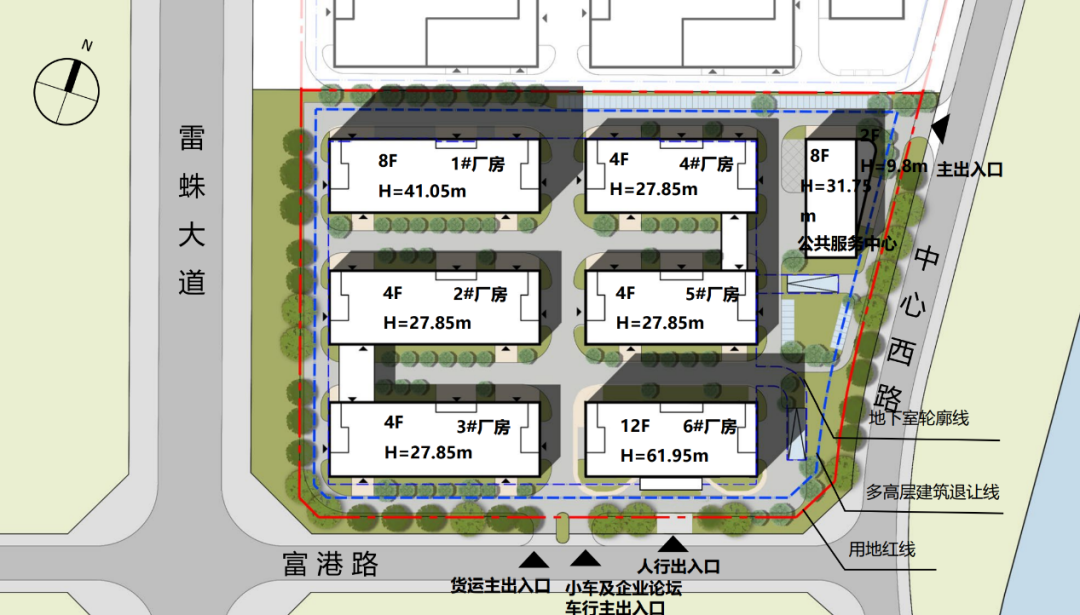 项目介绍｜富山工业城高标准厂房一期工程项目-14