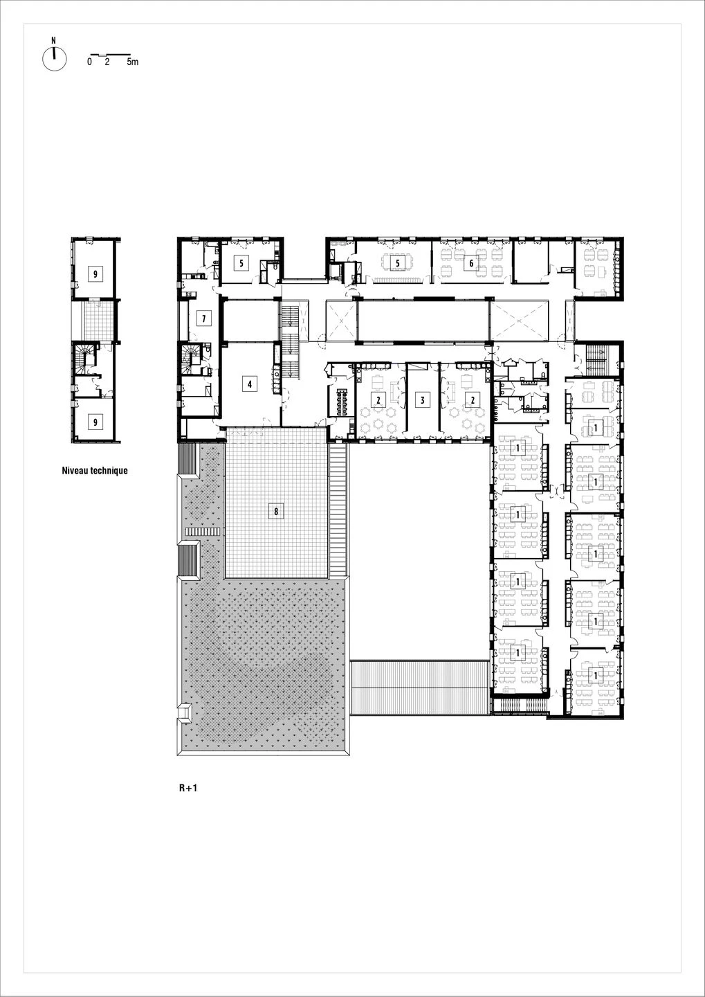 凯瑟琳·约翰逊学校丨法国丨rue royale architectes-45