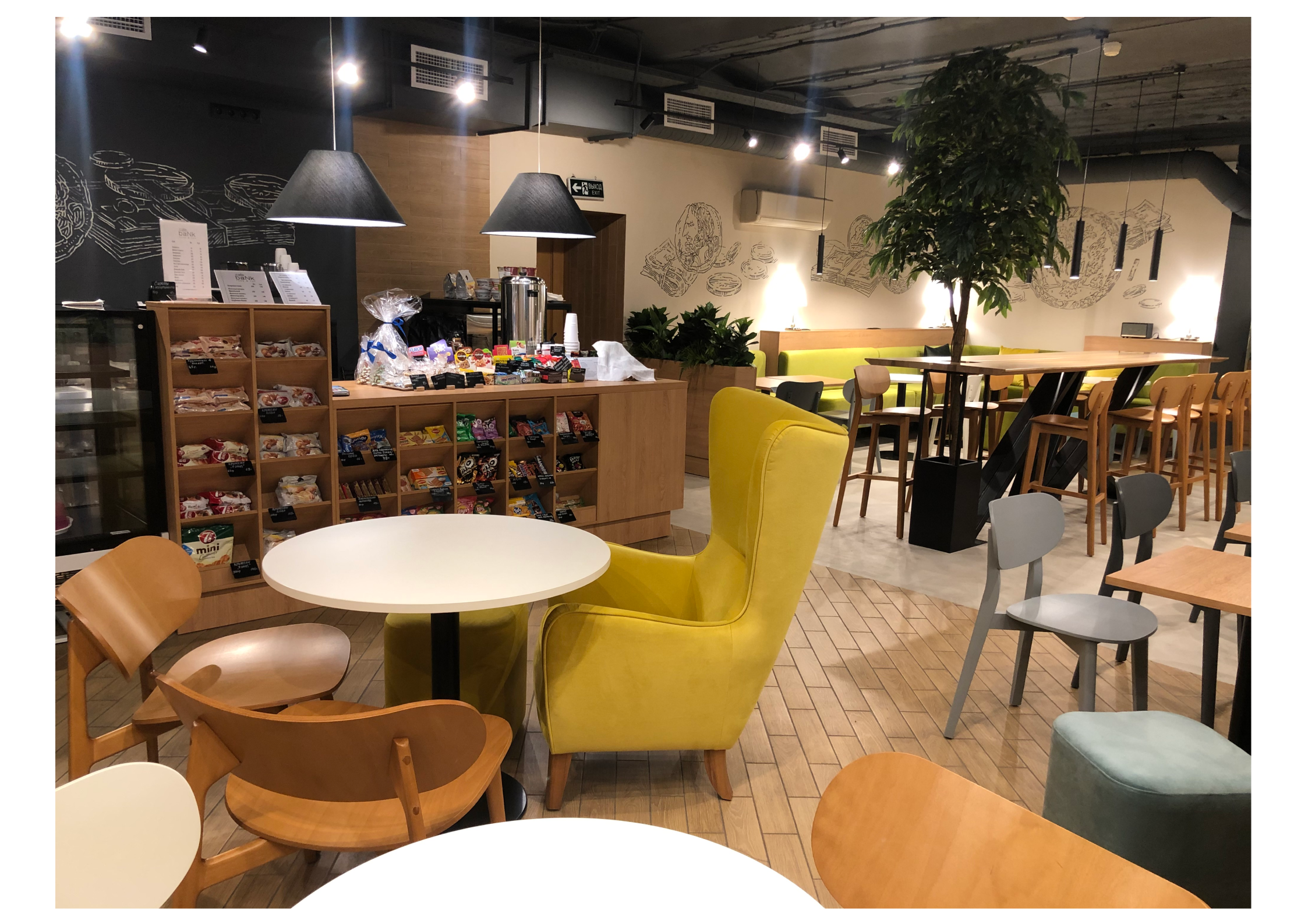 Cafe "BANK" Interiors-9