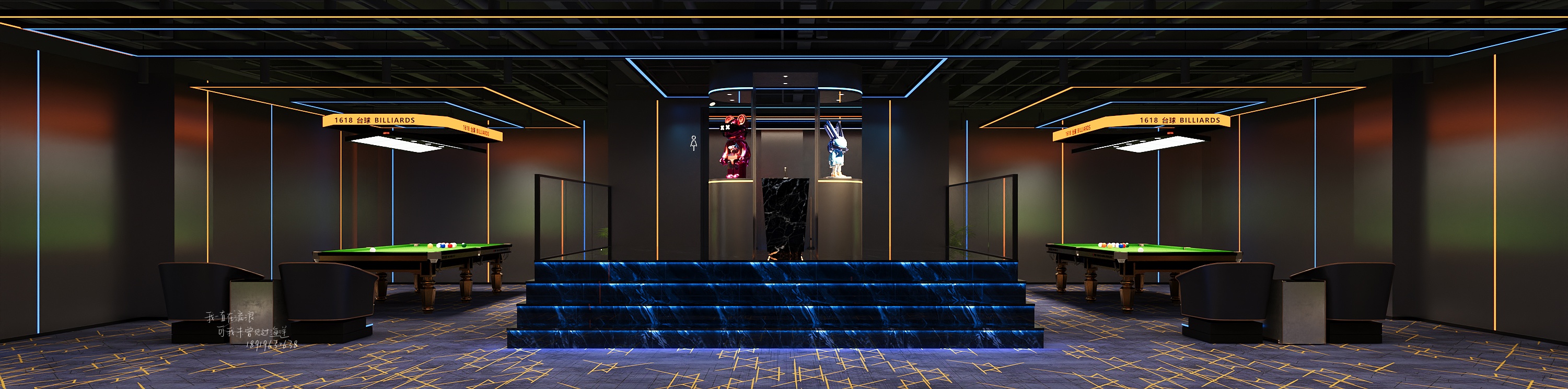 台球室设计案例-16
