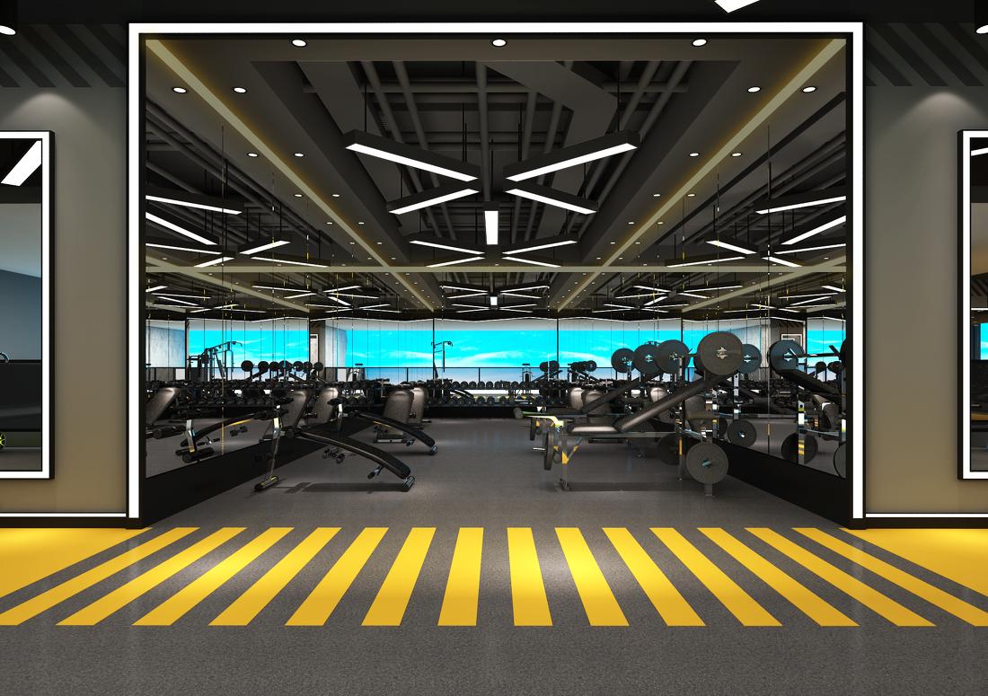 西安某健身房 | 精致设计，打造运动新空间-4