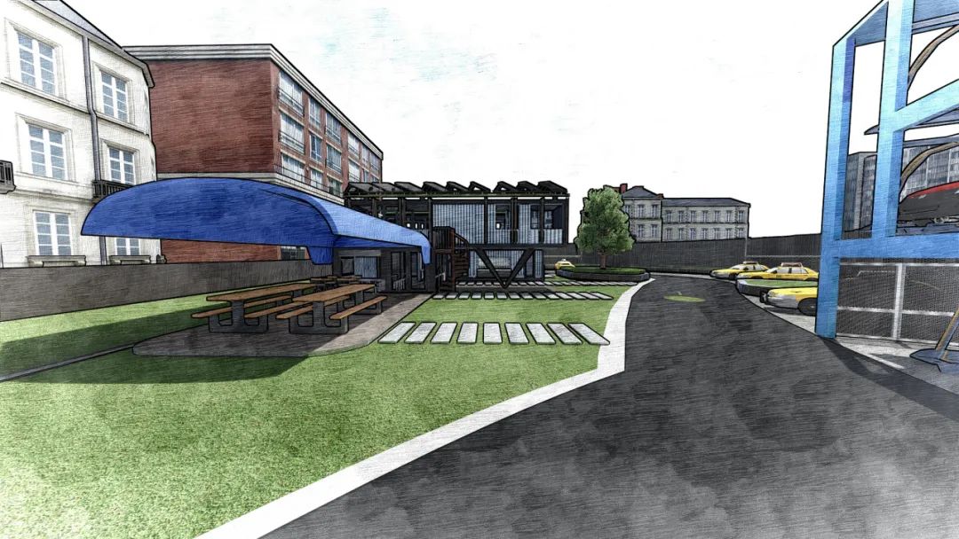 栖泊——为出租车司机打造的模块化餐饮空间-55