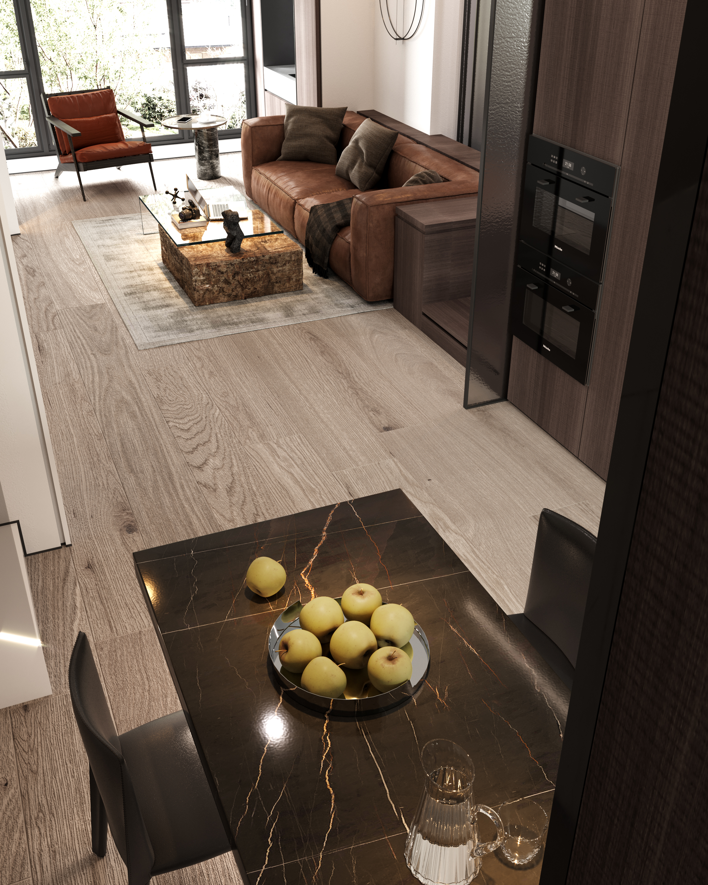 厦门林振宗设计事务所 | 现代简约风平层设计-10