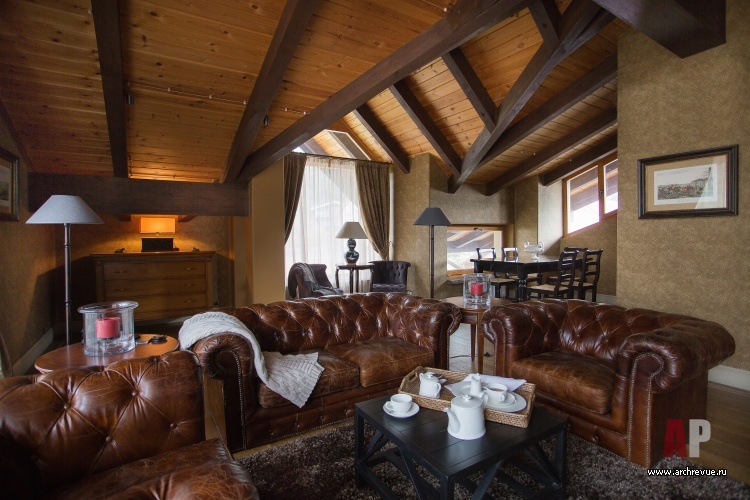 Красной Поляне的两层复式公寓设计丨俄罗斯克拉斯诺亚尔斯克丨Зубенко Юрий,Щербакова Ольга-17