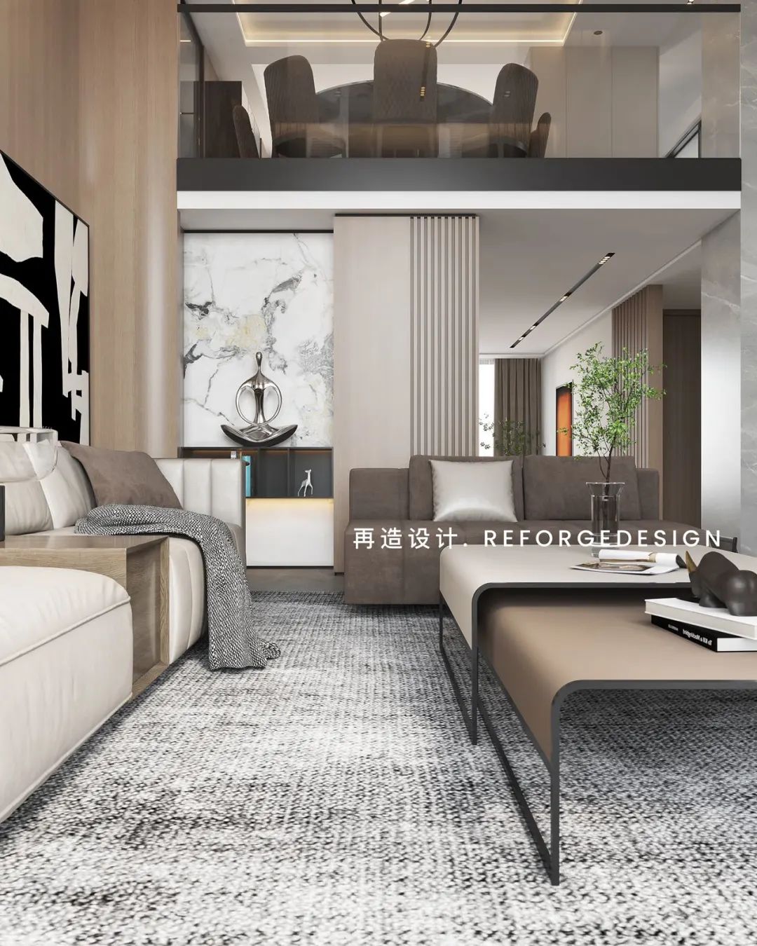 水墨之间 · 台州三门 900㎡现代私宅设计丨中国台州丨再造设计-16