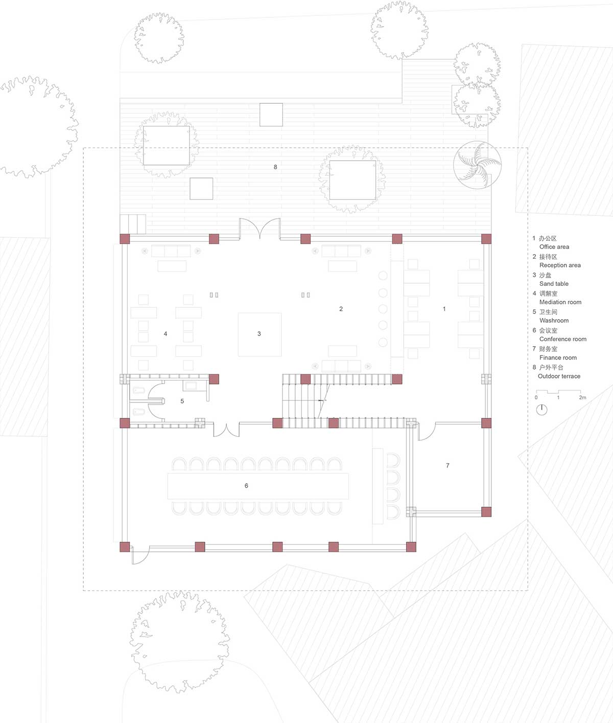 袁和关村公共服务中心丨中国十堰丨LUO Studio-97