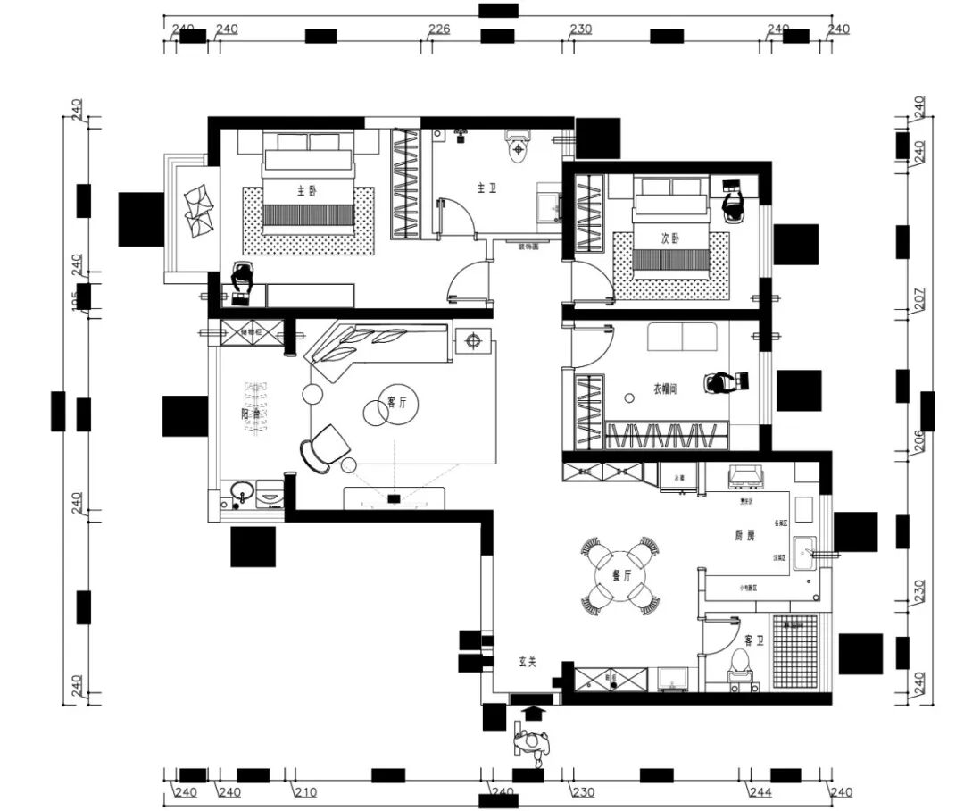 完工首发丨金水区沙口村·都市佳苑，135平轻法式设计，浪漫精致典雅-16