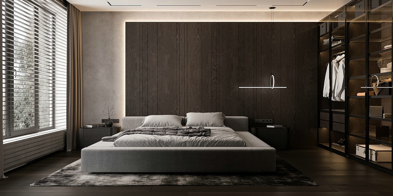 乌克兰基辅350㎡住宅设计 超有设计感！-11