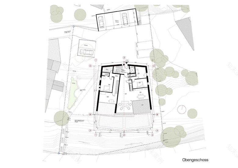 haefele schmid architekten ag丨«Motta Pitschna» MFH丨瑞士-9