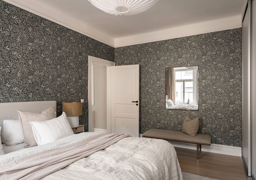 斯德哥尔摩时尚公寓 | 温暖色彩的现代设计-19