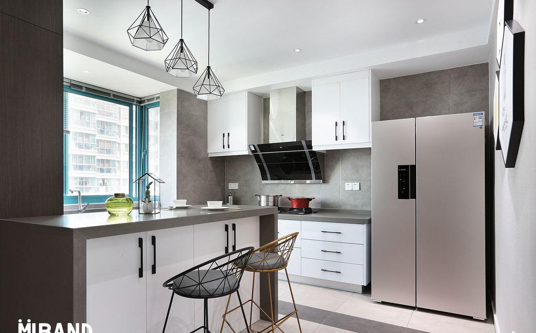 米邦装饰平层案例 | 老房翻新变身时尚两居-0