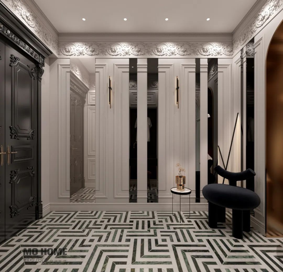 天津·武清尚清湾法式轻奢别墅丨中国天津丨默弘设计-11