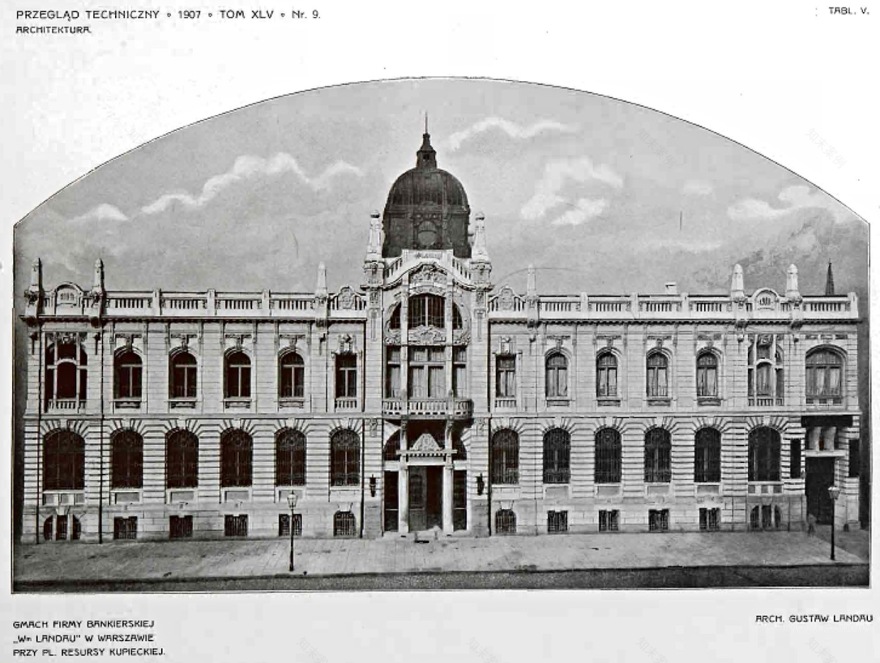 威尔海姆·兰道银行大楼丨波兰华沙丨斯坦尼斯瓦夫·格罗乔维奇,古斯塔夫·兰道 古滕特格-27