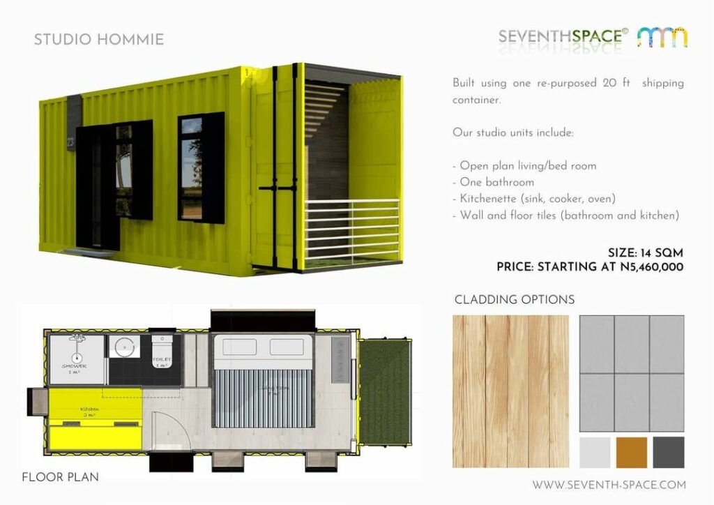 Hommie模块化集装箱住宅丨尼日利亚Seventh Space建筑咨询公司-8