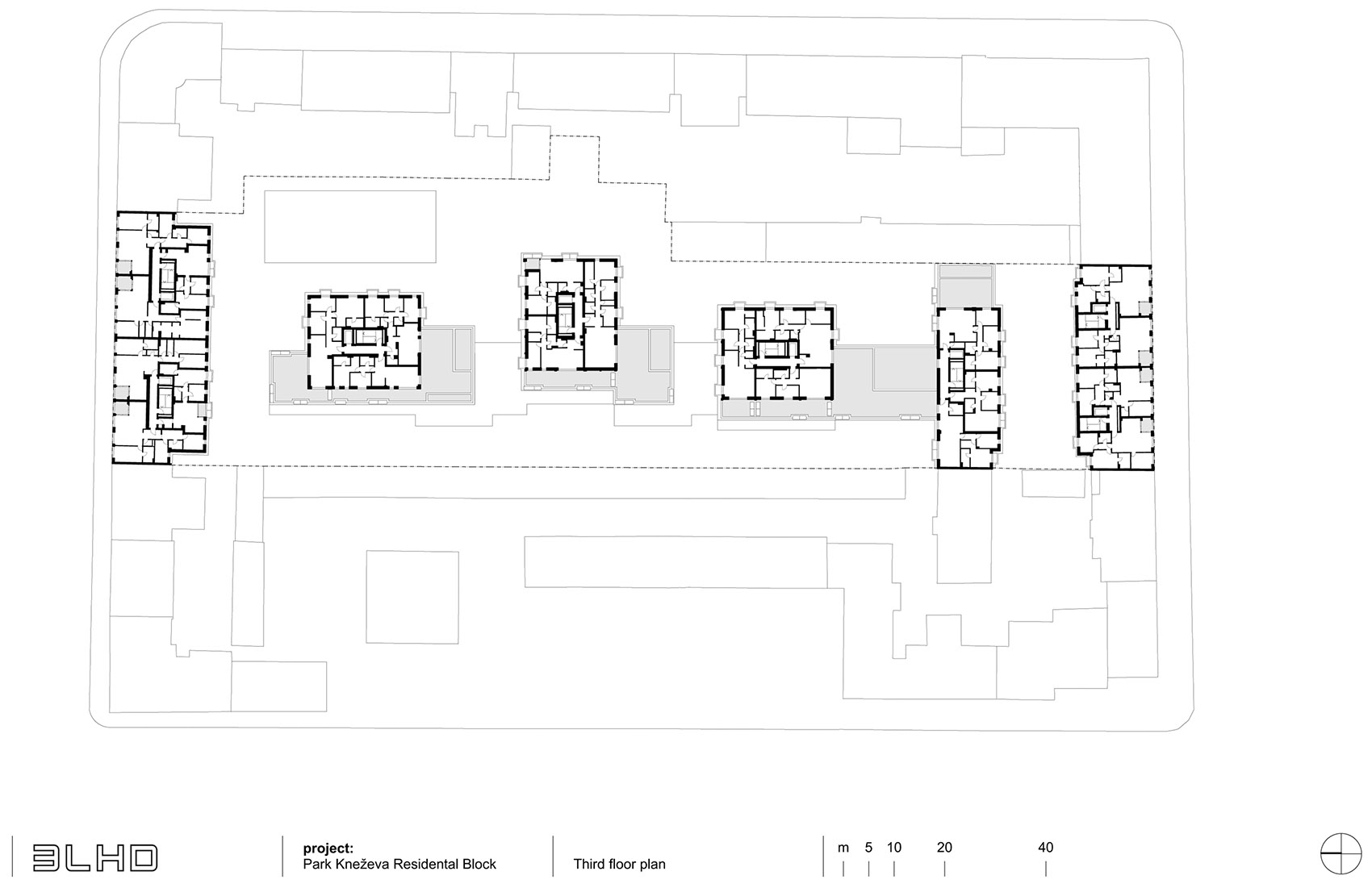 克罗地亚 Park Kneževa 住宅街区丨Studio 3LHD-54