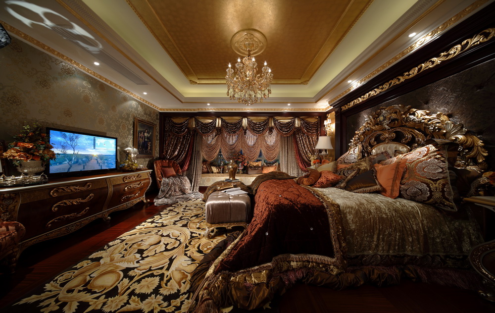 泉州浦西万达公馆 豪华欧式样板房-54