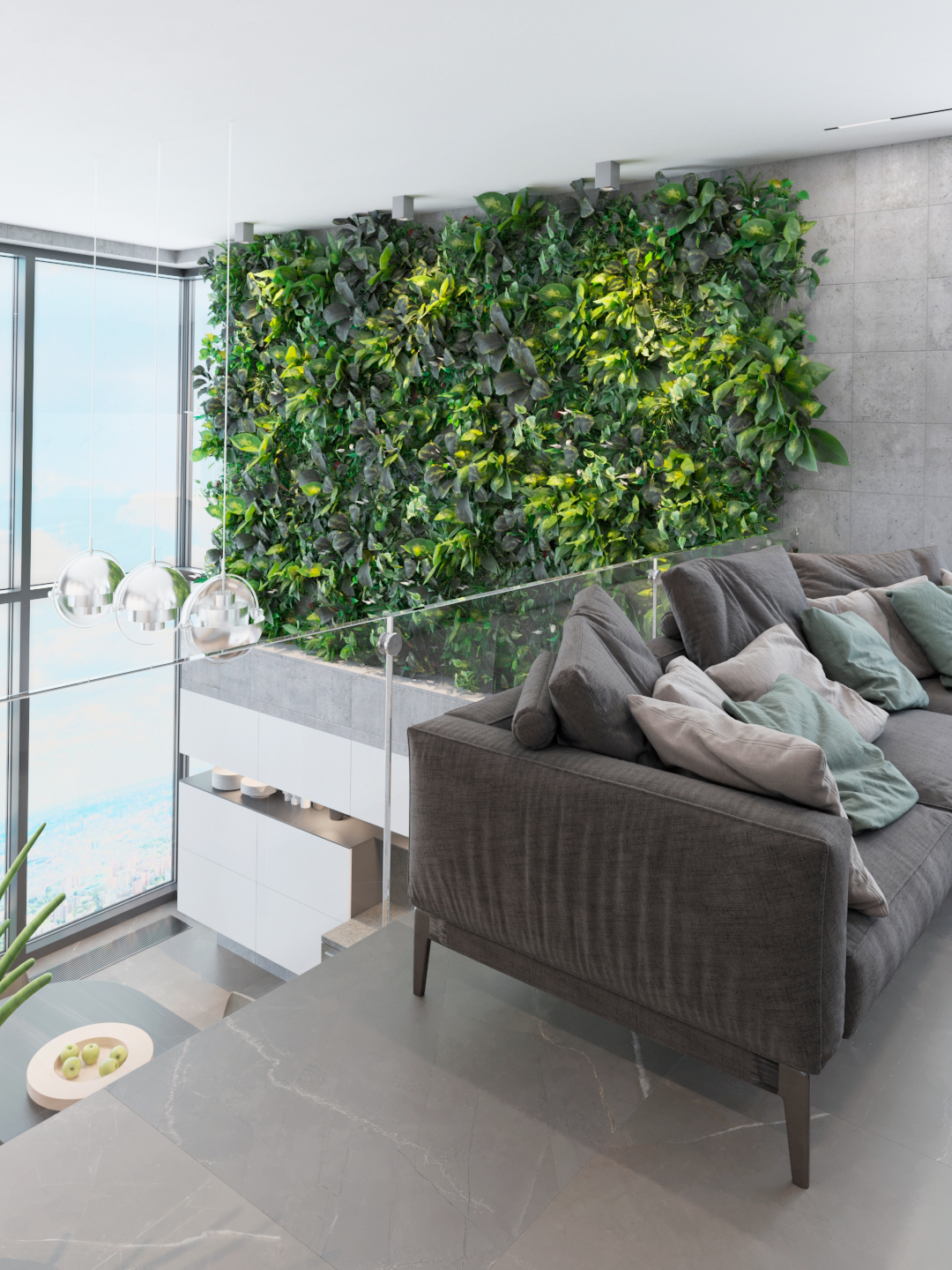 简洁的混凝土内部-5