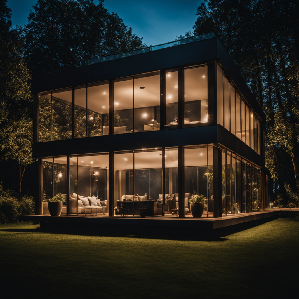 玻璃和钢结构房屋-9