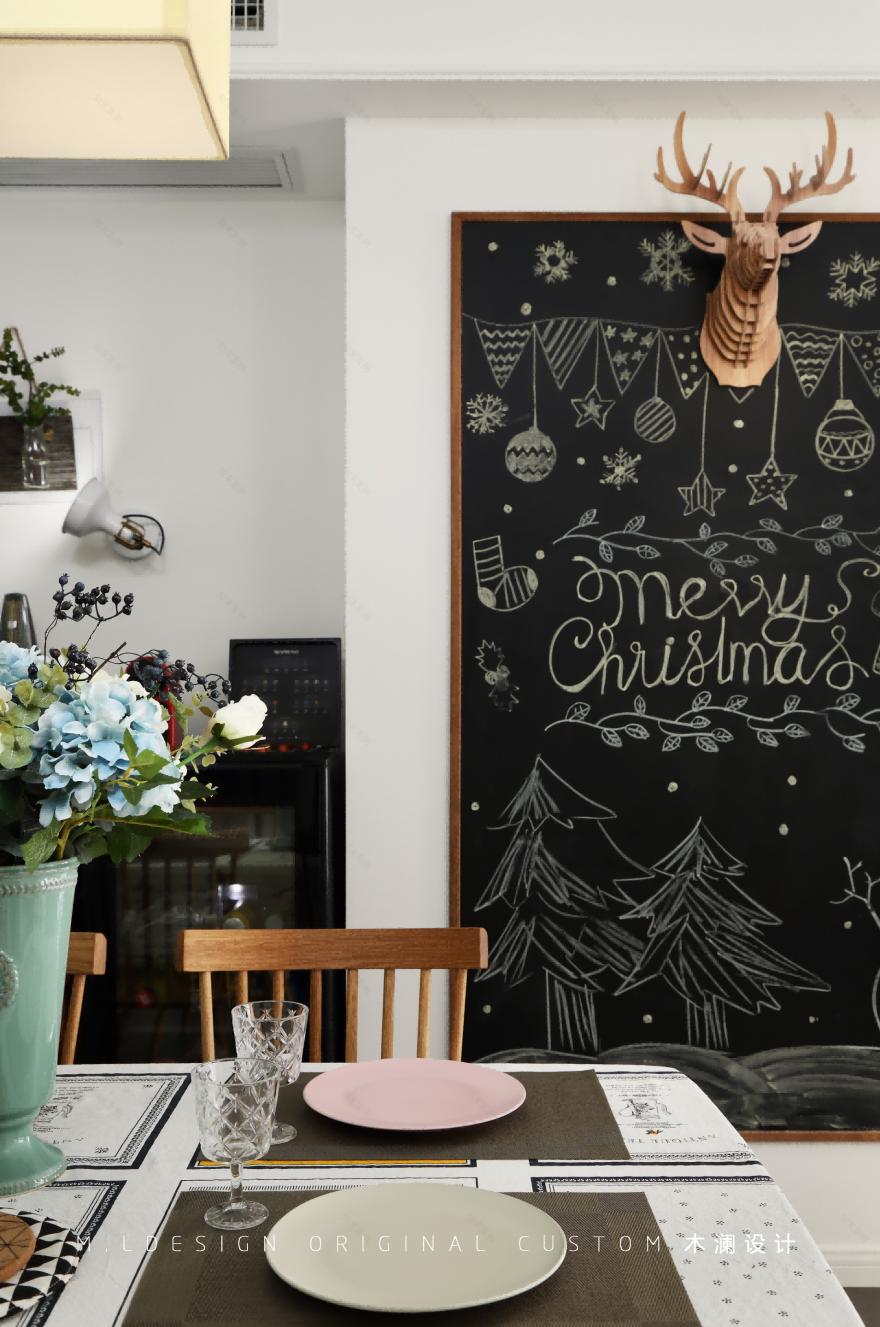 130㎡北欧风三口之家-20