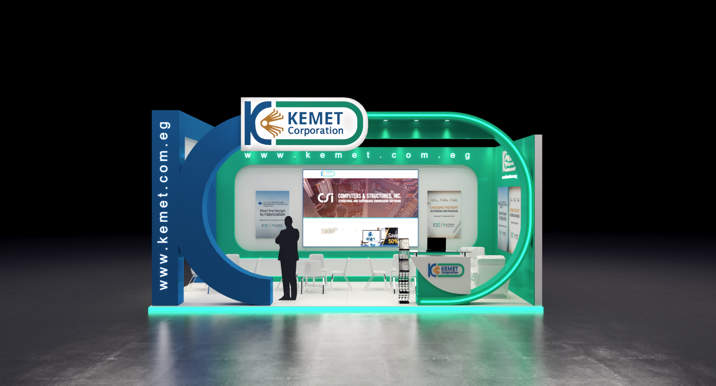 KEMET 2021 埃及展台设计-9