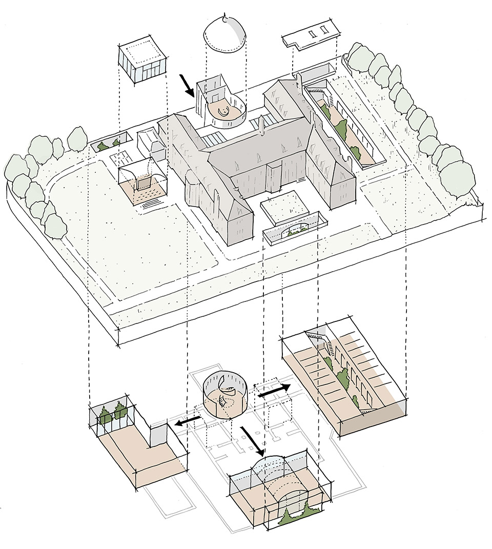 Rhodes基金会总部改造丨英国牛津丨Stanton Williams-9