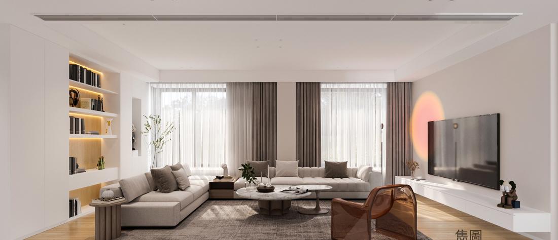 广州番禺区石楼东环路独立屋高级北欧风设计丨中国广州-0