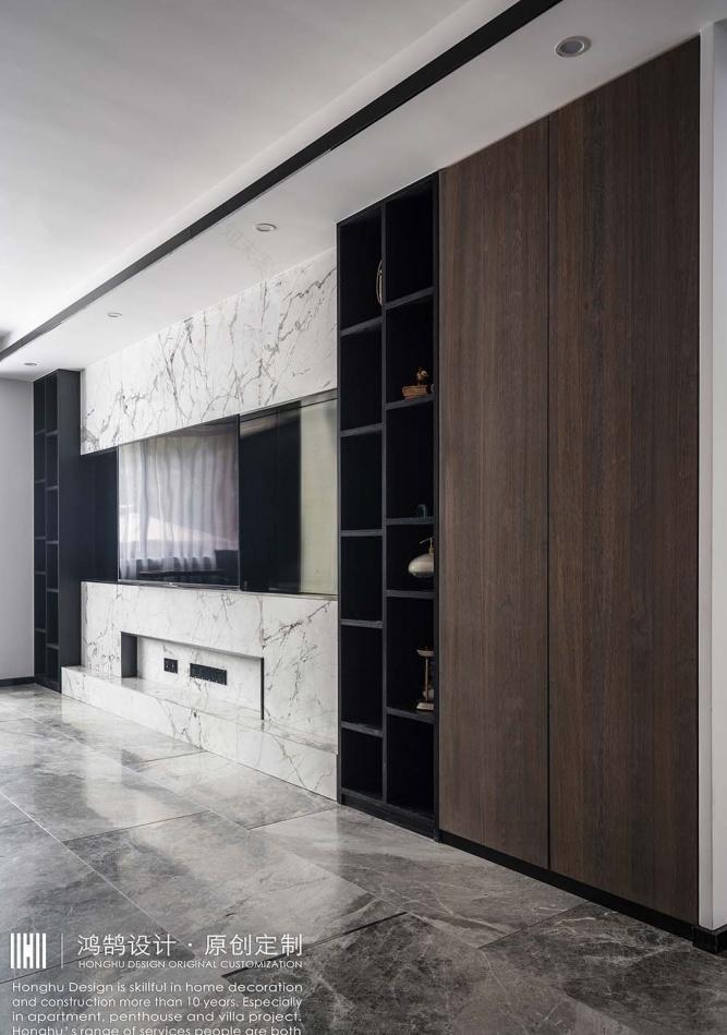 上海鸿鹄设计 | 老两口退休生活空间,花园、全屋木饰面成亮点-16