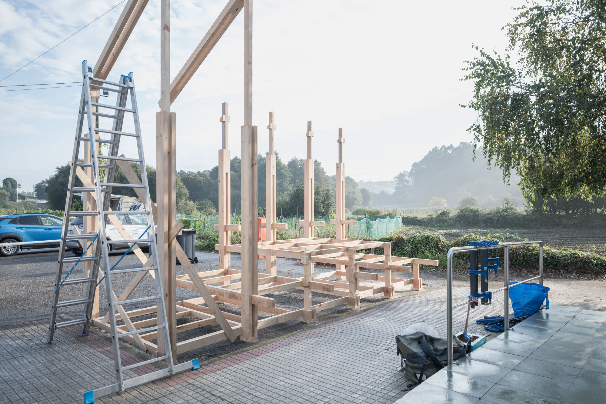 凉棚安装丨西班牙丨CESUGA 建筑学院,Erazo Pugliese-44