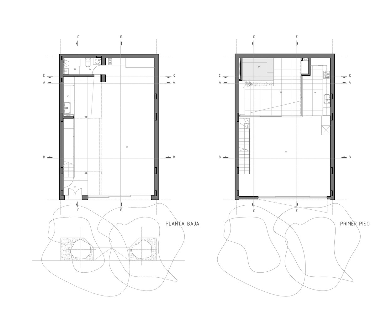 阿根廷“绿意盎然”的三层住宅设计-15