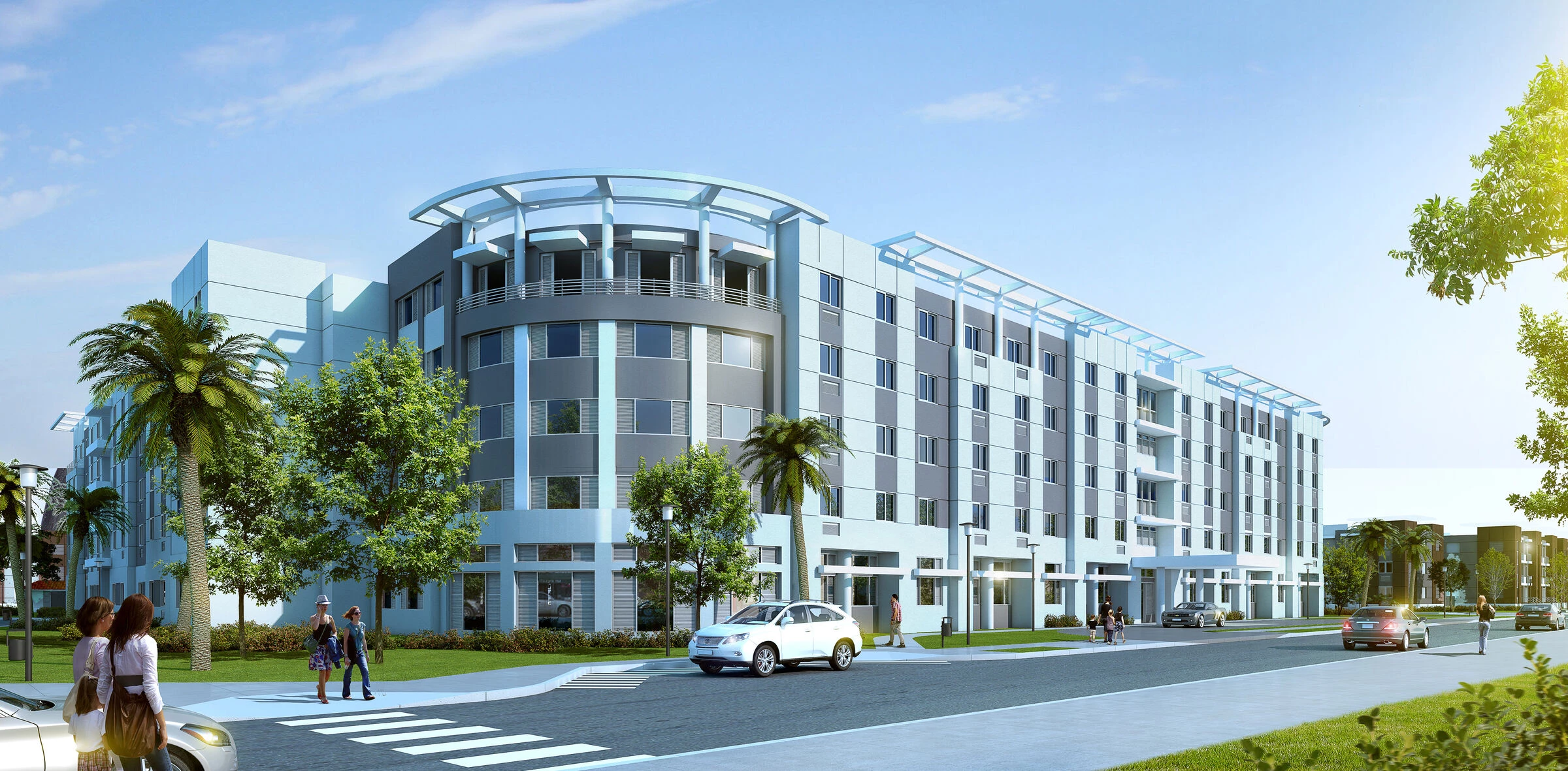 Álvarez-Díaz & Villalón 打造波多黎各 Caguas 老年公寓与混合用途住宅设计-11